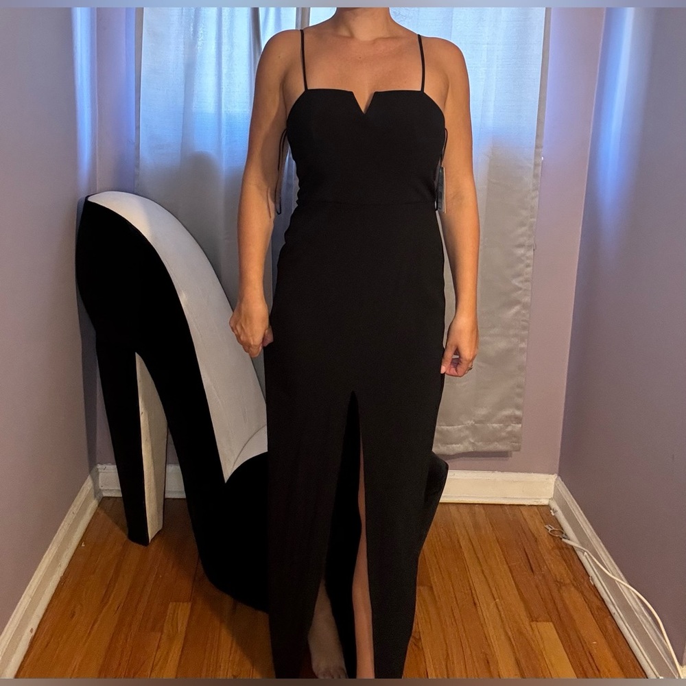 Elegant Black Evening Dress